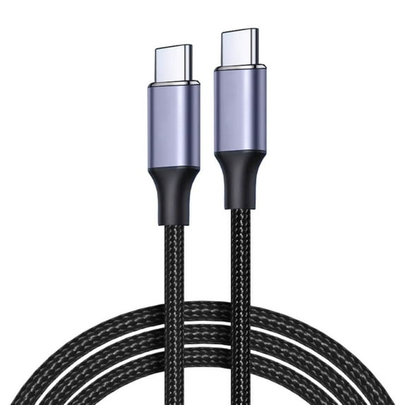 Necvior USB C Cable 100W USB C to USB C Cable Type C to Type C Fast Charging Nylon Braided USB C to USB C Cable for Phone