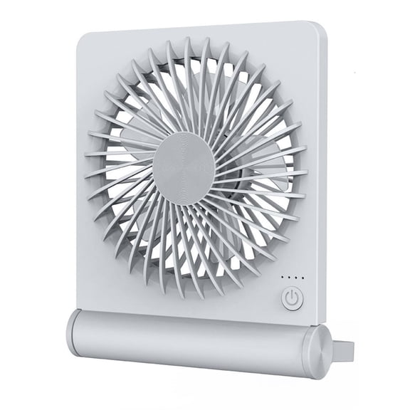 Necvior USB Desk Fan With 2000mAh Rechargeable Battery Powerful Super-Thin Small Table Fan Electric Fan Cooling Quiet for Office