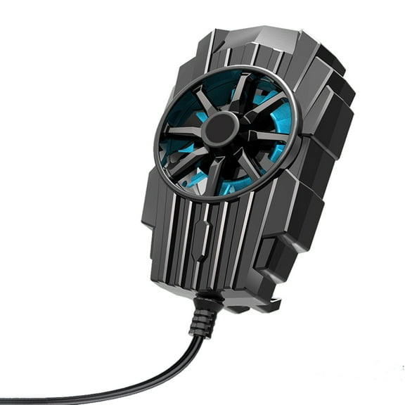 Necvior USB Rechargeable Cooling Fan Designed for Gaming Phone Heat Radiation + Cable