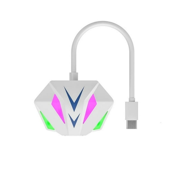 Necvior USB/Type C to Ethernet Adapter 10/100Mbps Networking Adapter RJ45 to USB LAN Internet Adapter Converter for Laptop PC