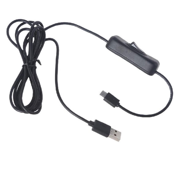 Necvior USB to Micro USB Charging Cable with Switch 2 Meters Easy to Operate