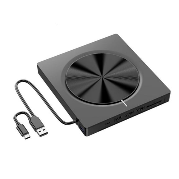 Necvior USB3.0 External DVDs Burning Drive Type C Portable Burners Writer for PC Laptop