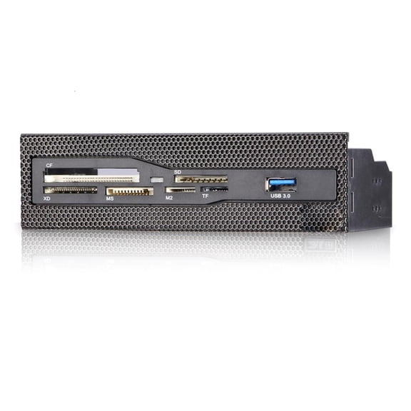 Necvior USB3.0 Internal Card Reader Front Panel Designs for PC Case Support Memory Card