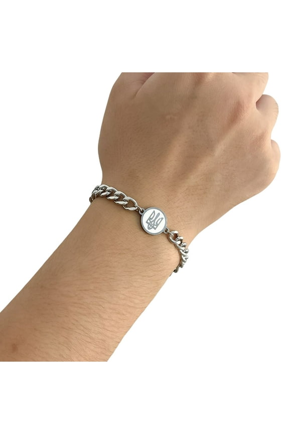 Ukraine National Emblem Bracelet Fashion Remembrance Jewelry Couple Bracelet