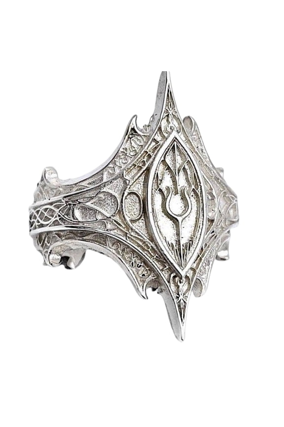 Unconventional Gothic Ring Adjustable Sizing Alloy Crafted Dark Aesthetic Statement