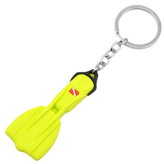 Necvior Unique Dive Fin Designs Keychain Accessory for Scuba Diving Fan and Adventurers