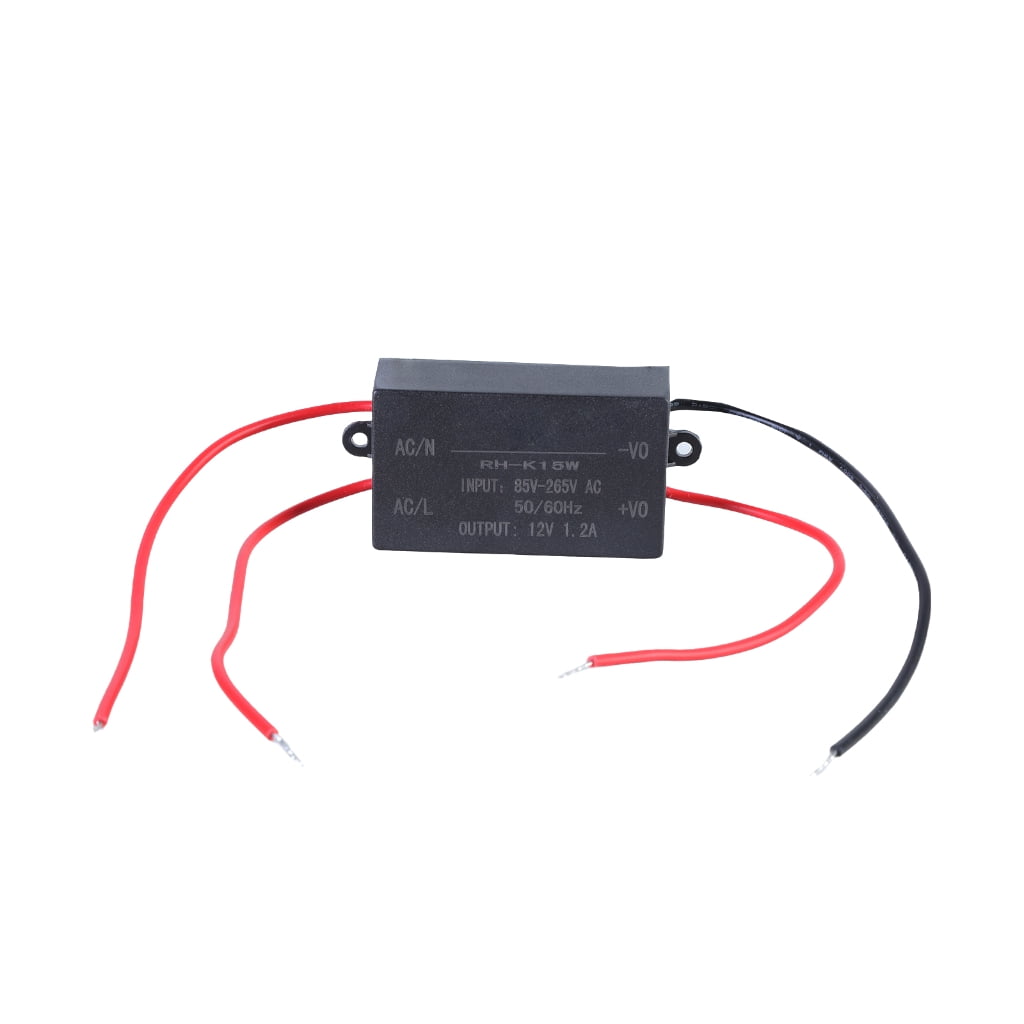 Necvior Universal AC85V-265V to DC12V1.2A 14.4W Power Adapter Voltage Converter for LED Lights Surveillances Cameras and Routers