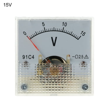 Necvior Upgraded Analog Voltmeter Panel Pointer Volt Voltage Meter Gauge 10 Styles for Household Industrial Portable