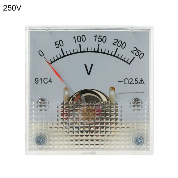 Necvior Upgraded Analog Voltmeter Panel Pointer Volt Voltage Meter Gauge 10 Styles for Household Industrial Portable