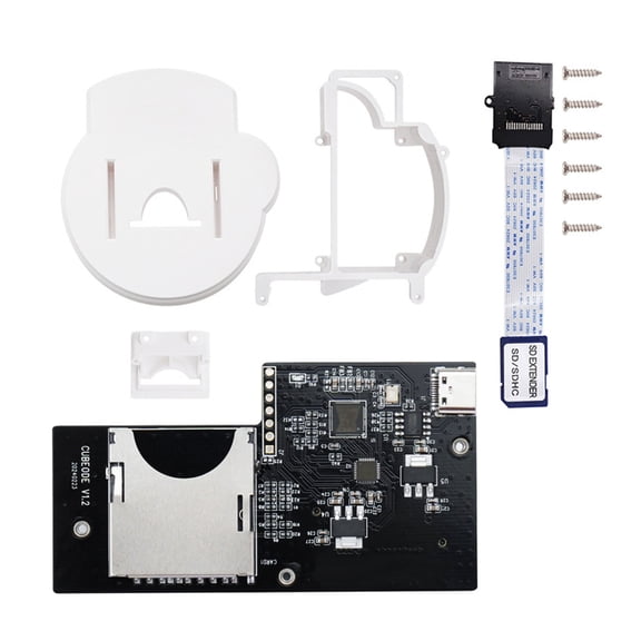 Necvior Upgraded Loder Emulator Optical Drive Emulator Replacement Card Adapter for Game Console