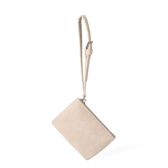 Necvior Velvet Card Case Compact Purse Coin Bag with Wrist Strap Functional Storage Space Saving Design Trendy Korean Aesthetic