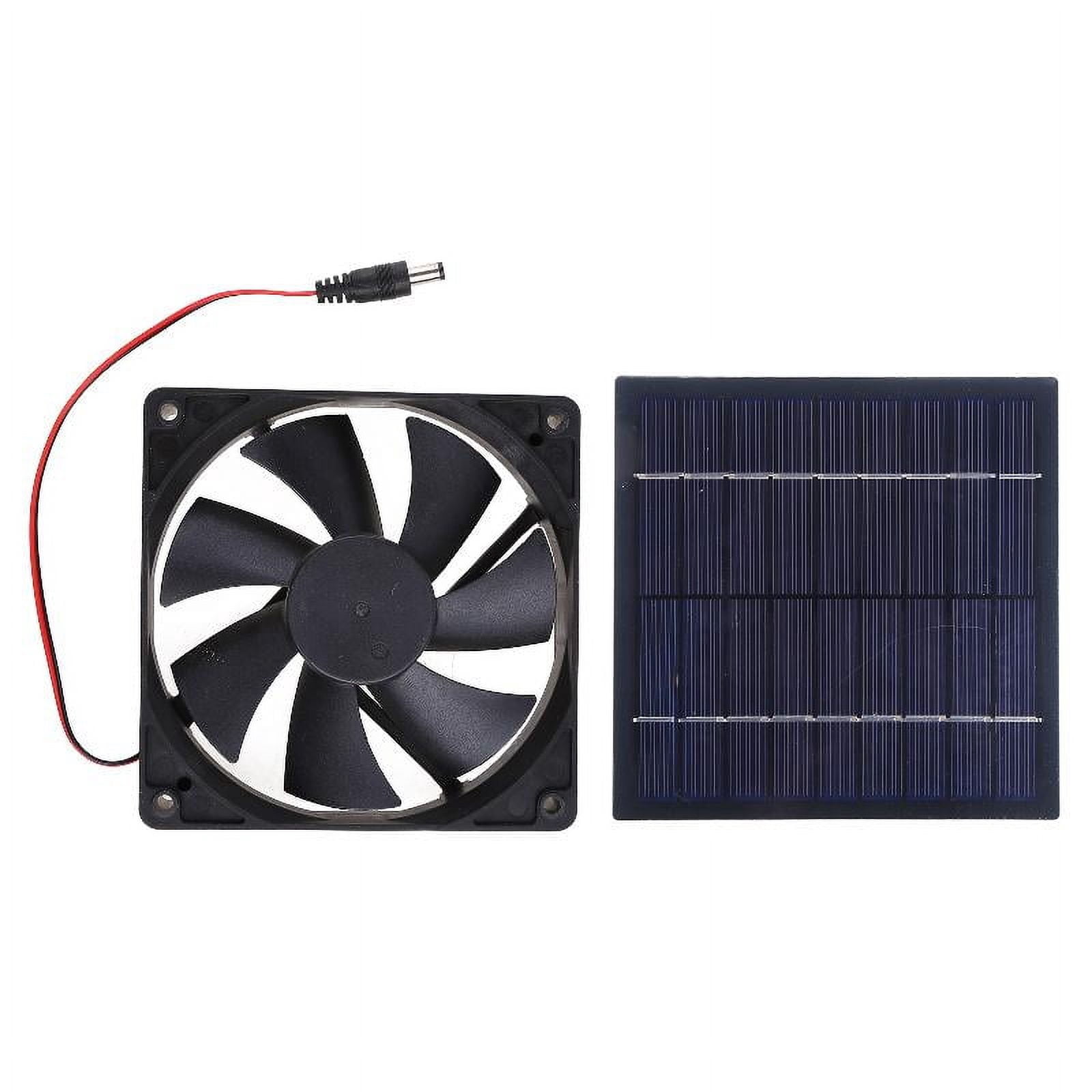 Necvior Ventilator Solar Panel Powered Fan 20W Solar Exhaust Fan Air Extractor Solar Attic-Fan for Ventilates Exhaust