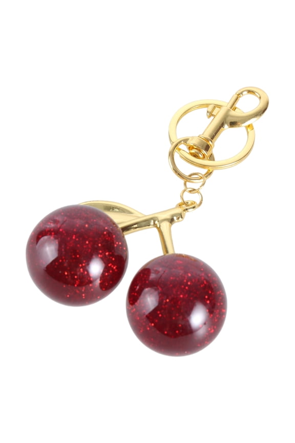 Versatile Cherry Bag Charm Keychain Antique Cherry Pendant Keyrings Decorations
