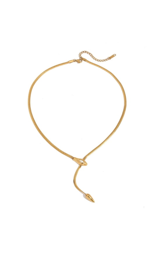 Versatile Y Shaped Cubic Zirconia Necklace Adjustable 40cm To 45cm Chain Sturdy Fashion Clavicle Chain Jewelry