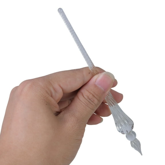 Necvior Vintage Glass Dip Dipping Pen Signature Filling Ink Fountain Pens With Gift Box