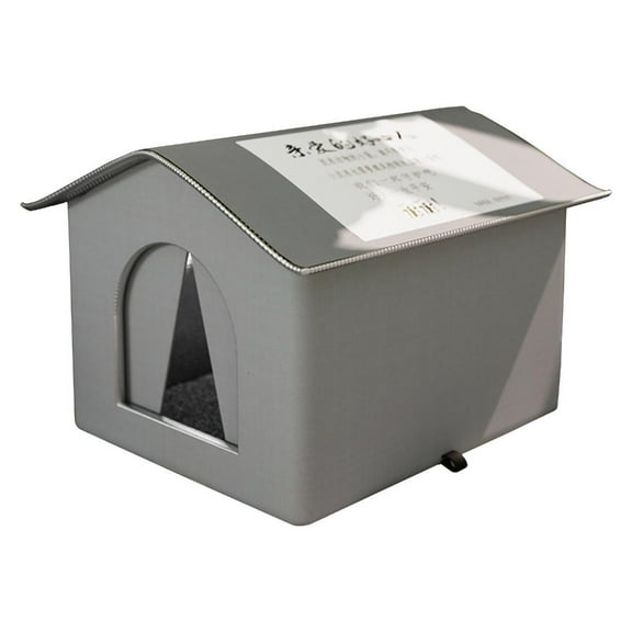 Necvior Warmth Cats House Waterproof and Cold Prevent Nest for Strays Cats Great for Outdoor Garden Yard Patios Use Shelter Supply