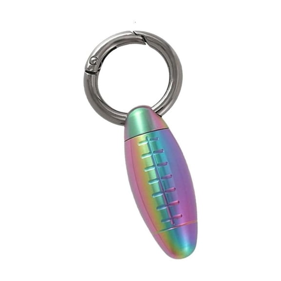 Necvior Waterproofs Pills Box Keychains Stainless Steel Pocket Pills Holder Keychains Light Weight Travel Case Medicine Bottles