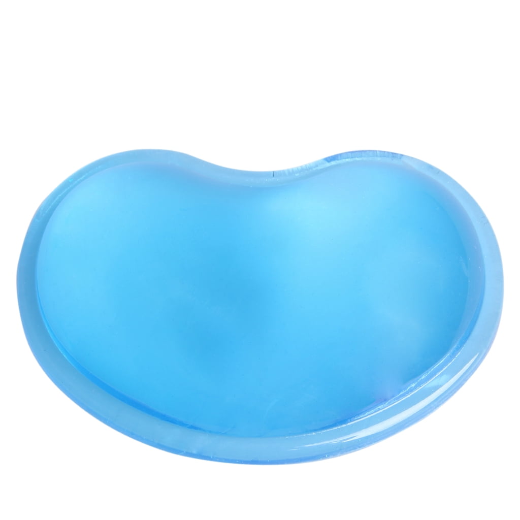 Necvior Wavy Mouse Pad Hear Shape Translucent Silicone Gel Mousepad for ...