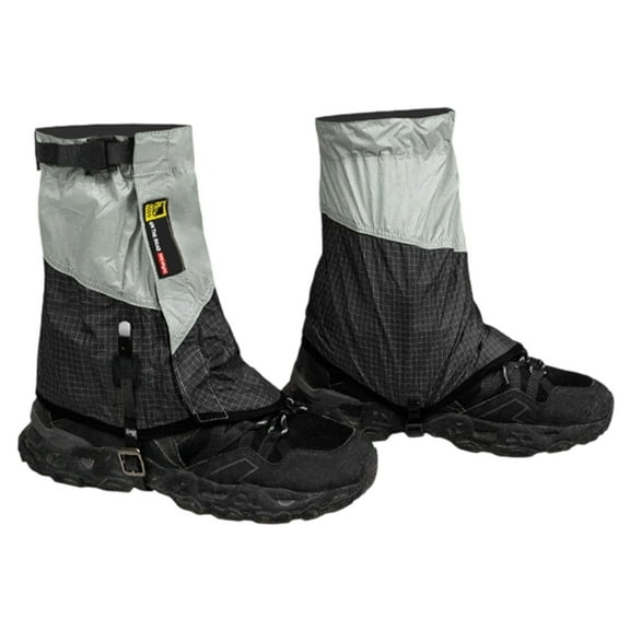 Necvior Windproofed Snowproof Leg Protectors With Metal Hook Waterproofed Snows Gaiters