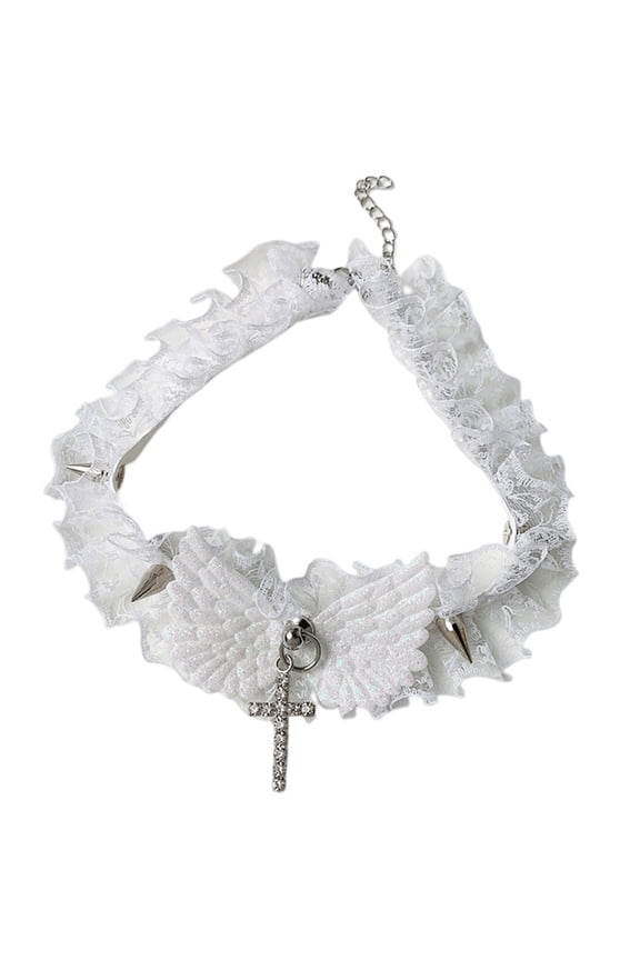 Wing Lacelike Collar Nacklace Gothic Lacelike Collar Necklace Choker