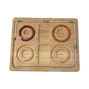 Necvior Wooden Beading Board Bead Tray for Jewelry Making Measuring Tool DIY Bracelets