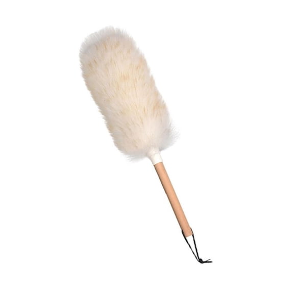 Necvior Wool Duster Microfiber Dusting Wand With Bamboo Handle Car Cleaning Duster for Home Car Cleaning Sweeping Dusts