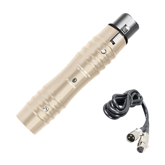 Necvior XLR 3Pin Port Metal Dynamic Mic Preamplifier 48V Power For Outdoor Event
