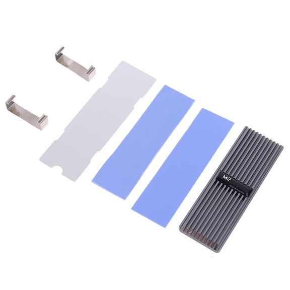 Necvior for M.2 SSD NVMe Heat Sink heatsink M2 2280 SSD Hard Disk Aluminum Heat Sink