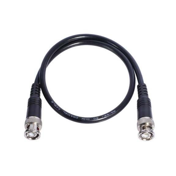 Necvior to Male Extension Connectors Adapter Professional Coaxial Wire Cord Cable Plug for Video Security Camera CCTV