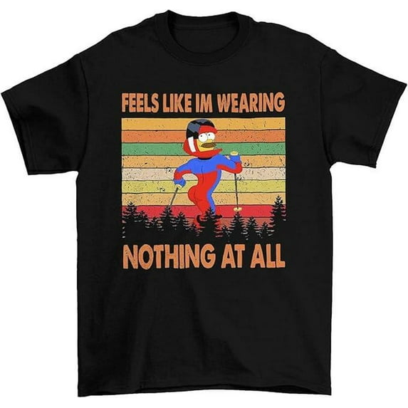 Ned Flanders Feels Like Im Wearing Nothing at All Vintage T-Shirt