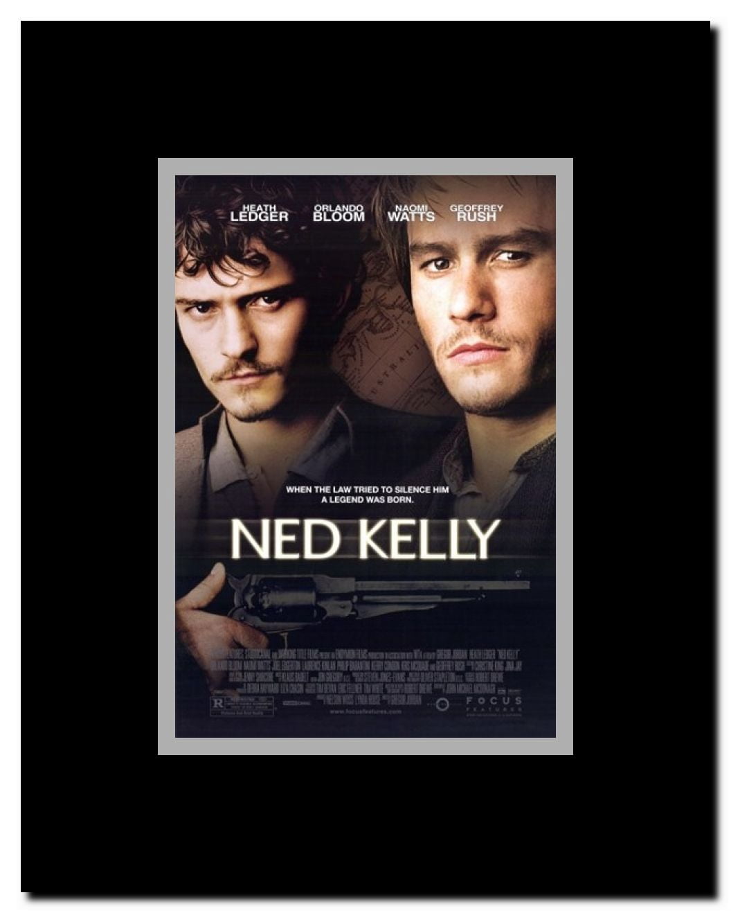 Ned Kelly Framed Movie Poster