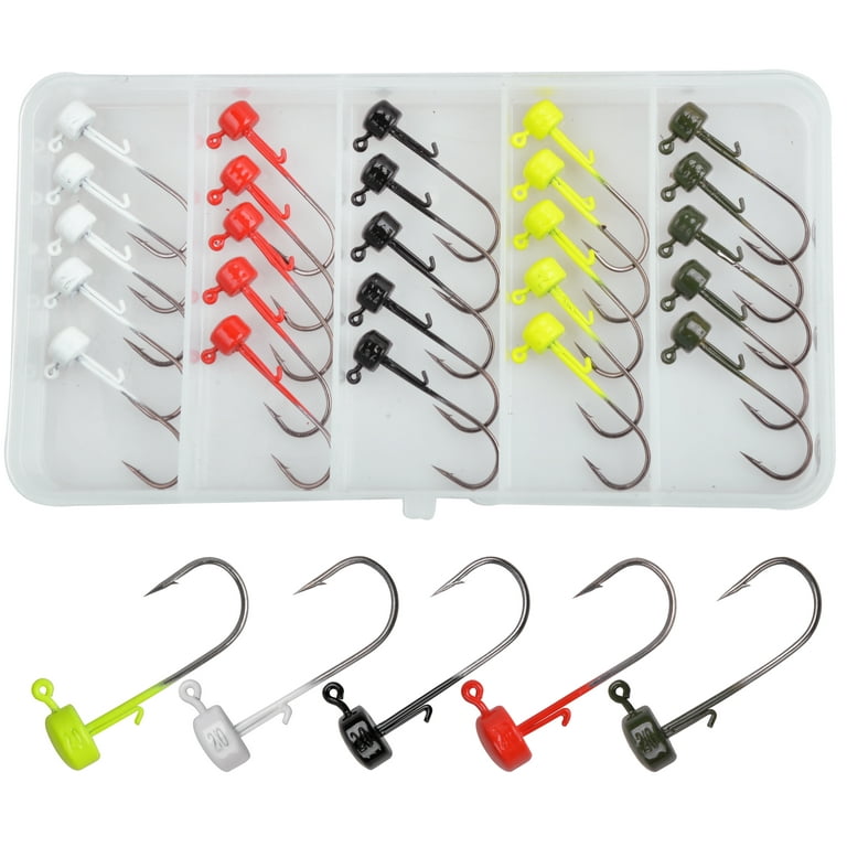 5-Packs] Matzuo Ned Rig Fishing Lures Lot 1/16 oz. - Smoke - Trout Crappie  Jigs