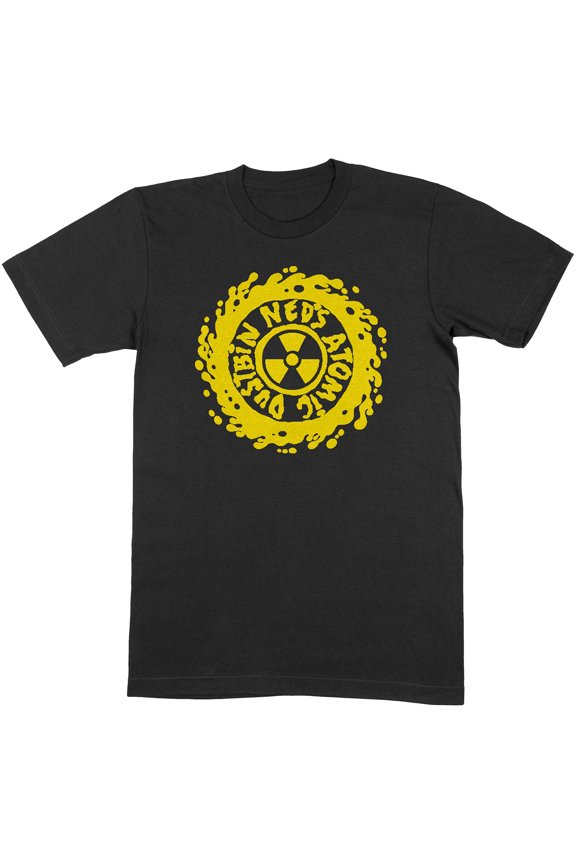 Ned's Atomic Dustbin Unisex T-Shirt Yellow Classic Logo (Small)