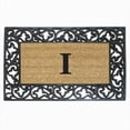thumbnail image 1 of Nedia Home  Acanthus Border 22 x 36 In. Rubber-Coir Doormat - Monogrammed I, 1 of 1