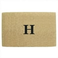 thumbnail image 1 of Nedia Home O2137I Heavy Duty Coir Mat - 22 x 36 In. Half Round No Border-- Mongrammed I, 1 of 1