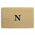 thumbnail image 1 of Nedia Home O2137O Heavy Duty Coir Mat - 22 x 36 In. Half Round No Border-- Mongrammed O, 1 of 1