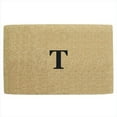 thumbnail image 1 of Nedia Home O2137U Heavy Duty Coir Mat - 22 x 36 In. Half Round No Border-- Mongrammed U, 1 of 1