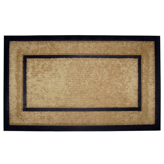 Nedia Home Coir/ Rubber Frame Doormat