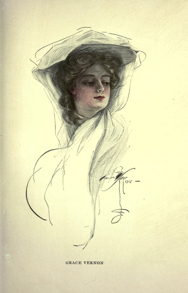 Nedra 1905 Grace Vernon Canvas Art - Harrison Fisher (24 x 36)