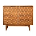 thumbnail image 1 of Nee 38 Inch 2 Door Rectangular Sideboard Console Cabinet, Natural Brown- Saltoro Sherpi, 1 of 5