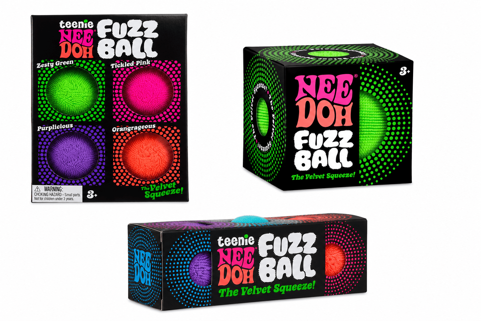 Nee Doh All the Fuzzy 3