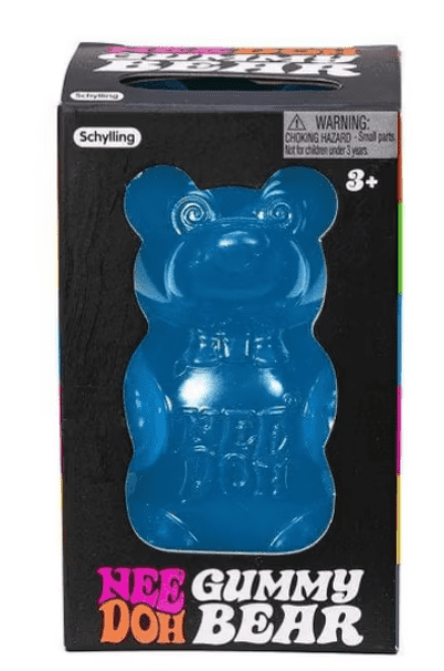 Nee Doh Bear Blue, 1 pc