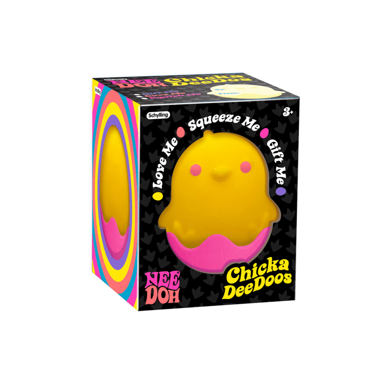 Nee Doh Chicka DeeDoos Stress Squeeze Toy (1 Random Color