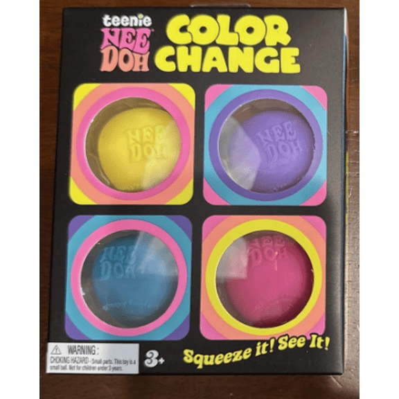 Nee Doh Color Change 4 pk, 1 pc