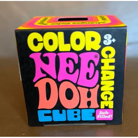 Nee Doh Color Change CUBE, 1 RANDOM COLOR