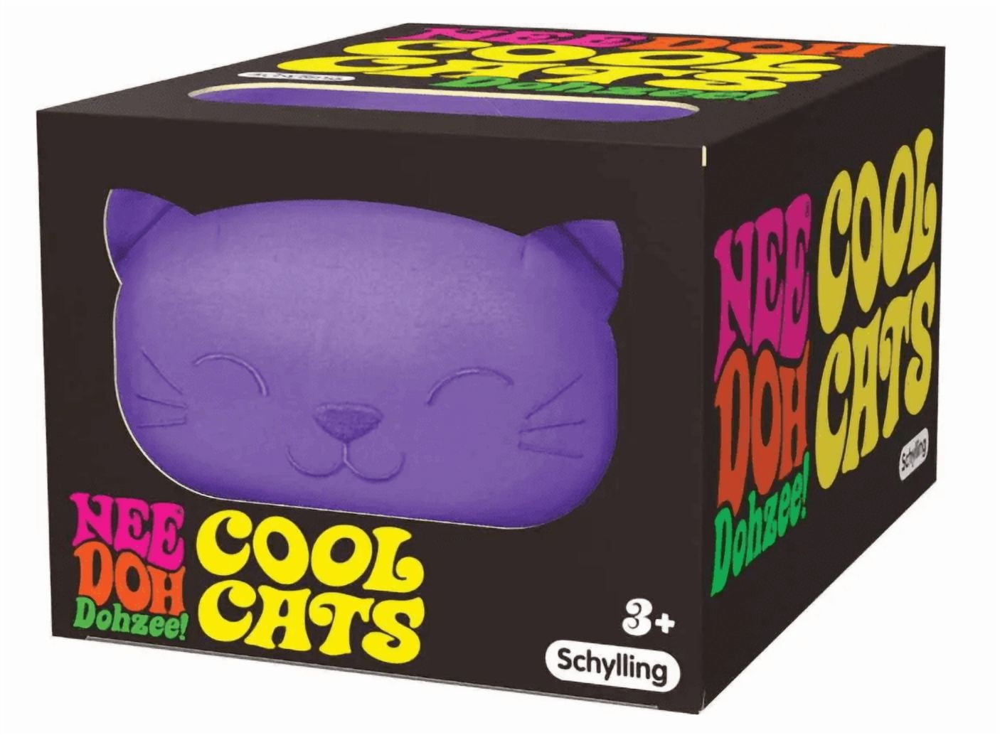 Nee Doh Cool Cat Beaded Ball Plush, 1 pc