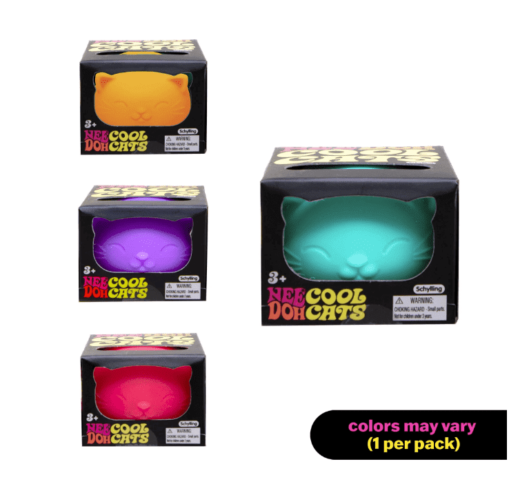 Nee Doh Cool Cats, 1 random color