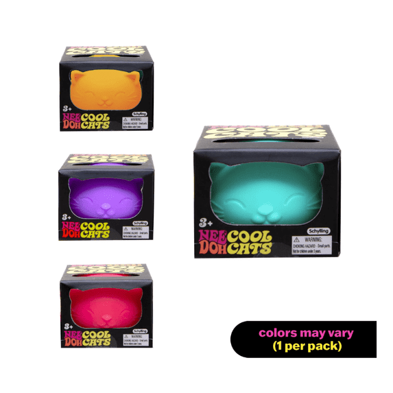 Nee Doh Cool Cats, 1 random color
