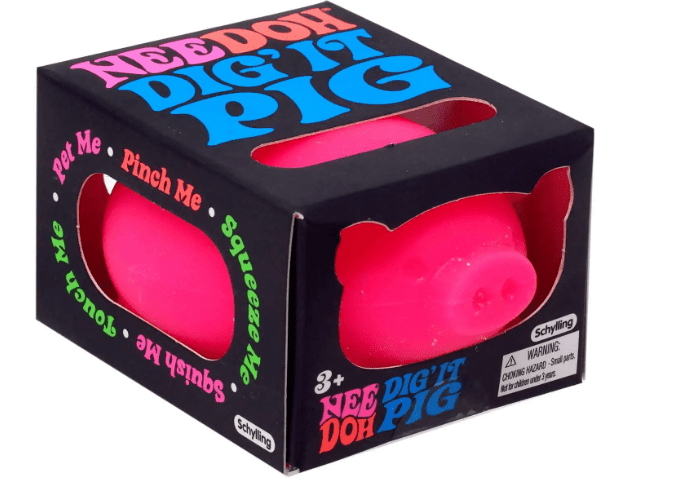 Nee Doh Dig It Pig, `1 random color