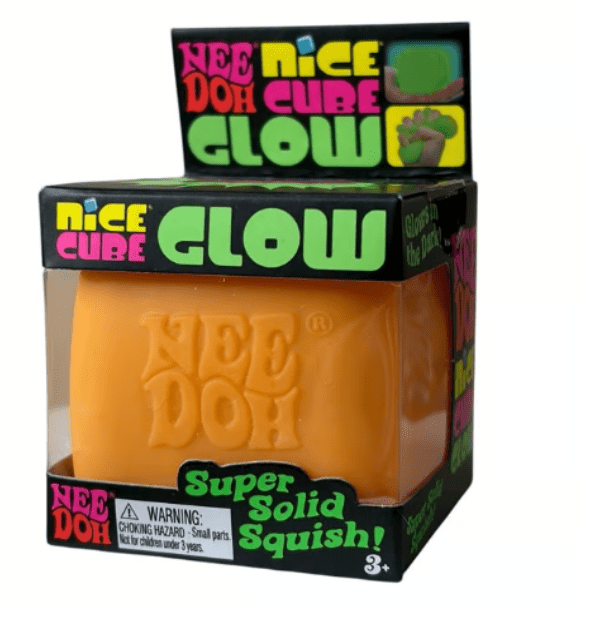 Nee Doh Glow Orange, 1 pc